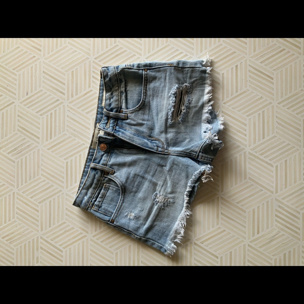 Pacsun High Rise Jean Shorts